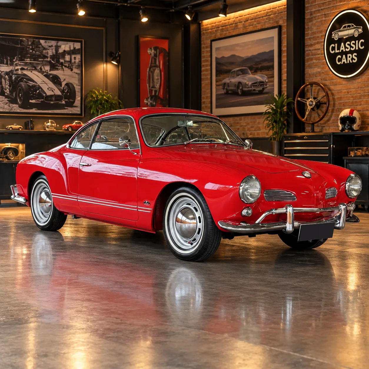 Volkswagen Karmann-Ghia 1966 totalmente restaurado à venda em São Paulo