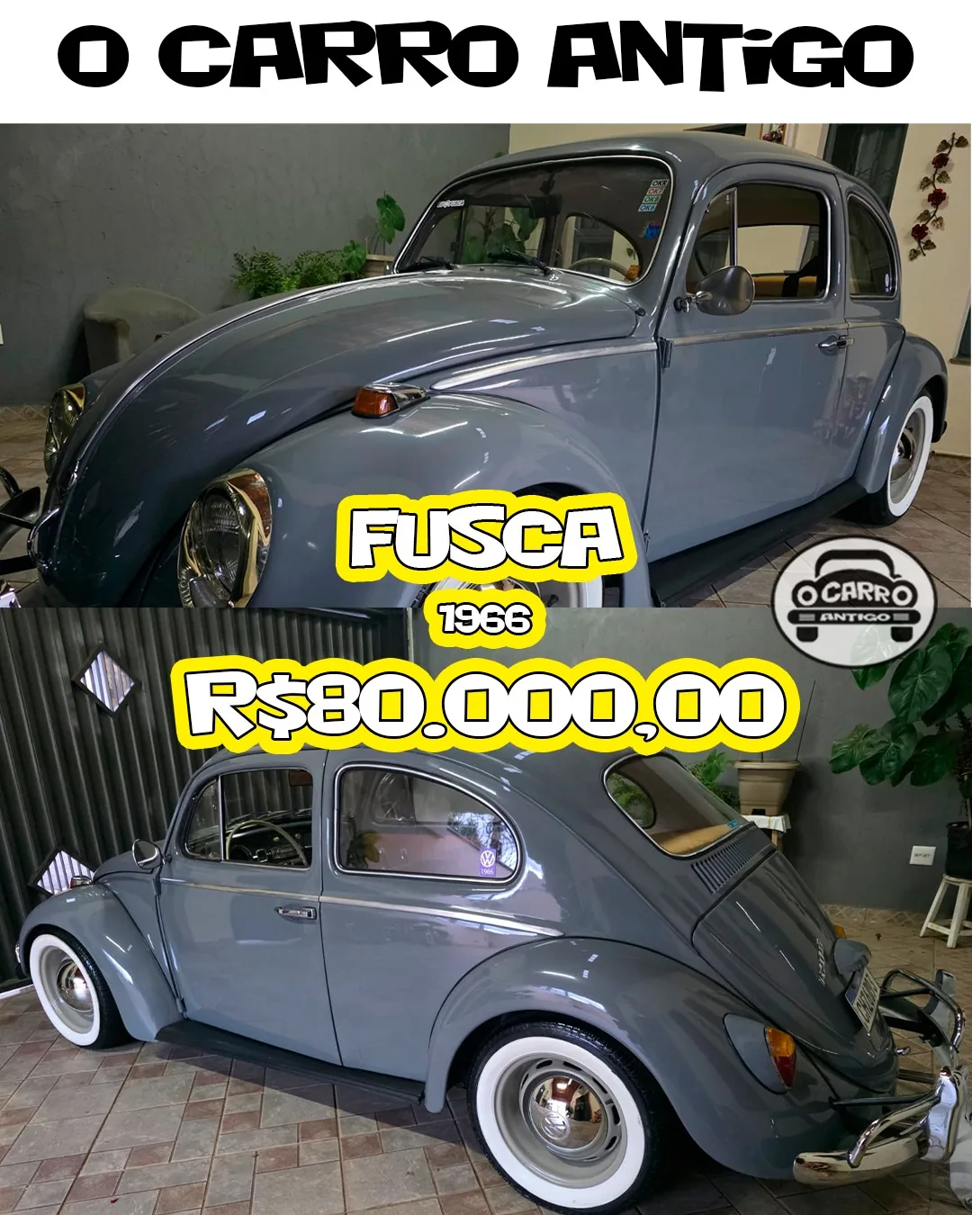 Fusca 1966 a venda em Piracicaba SP
