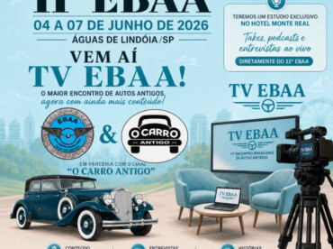 tv ebaa e carro antigo