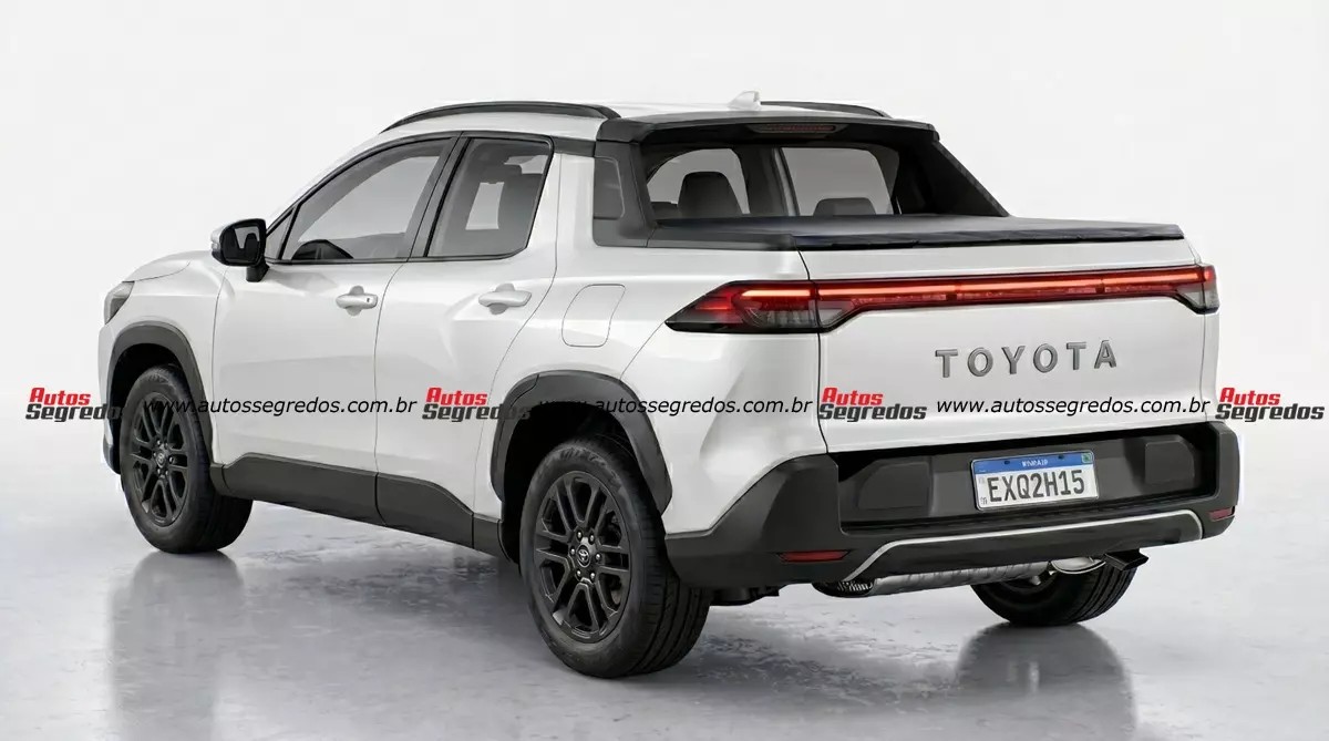Toyota Corolla picape está pronta e já roda em rodovias paulistas