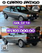 Volkswagen Gol GT 1.8 1986 a venda | Carro Antigo a Venda