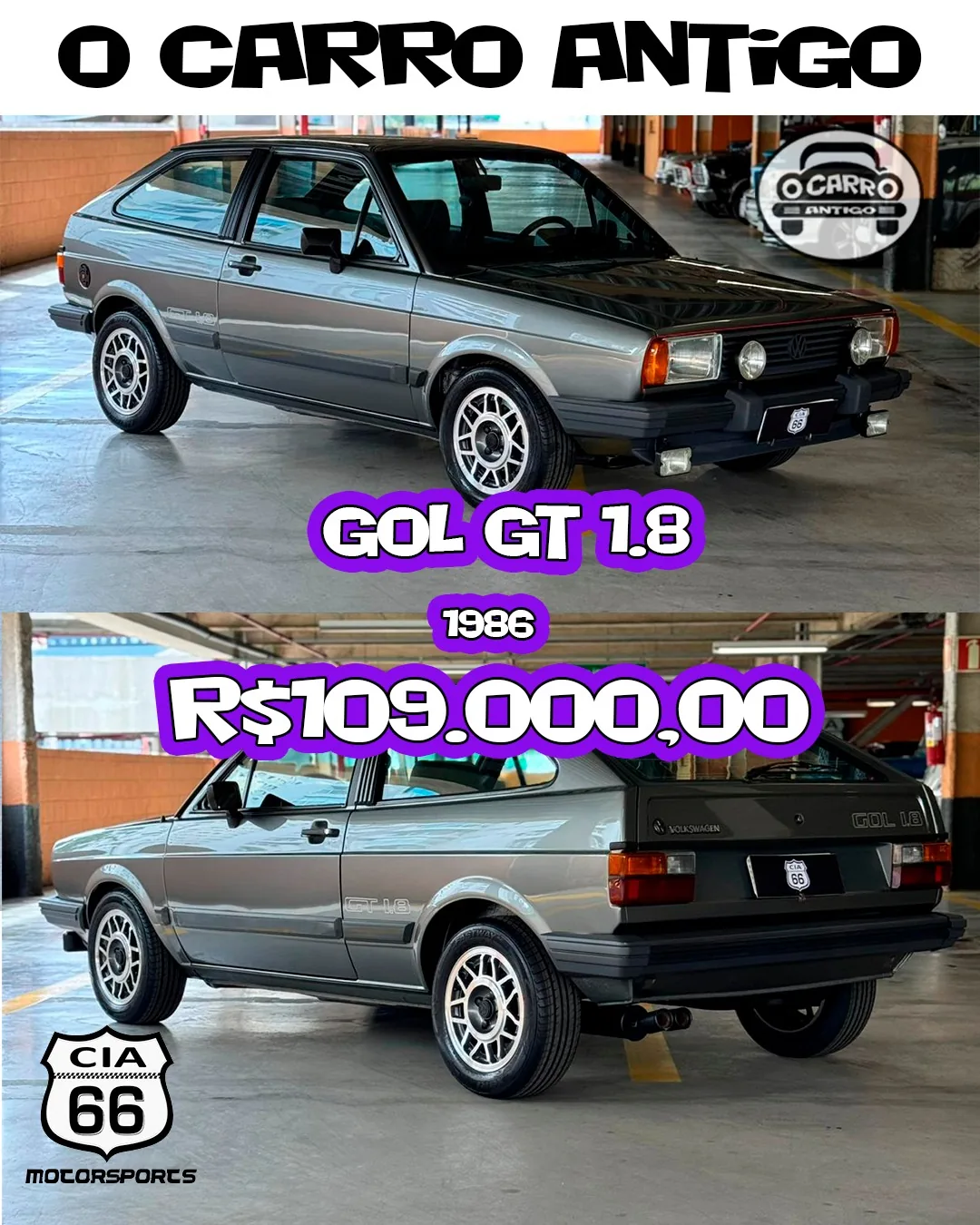 Volkswagen Gol GT 1.8 1986