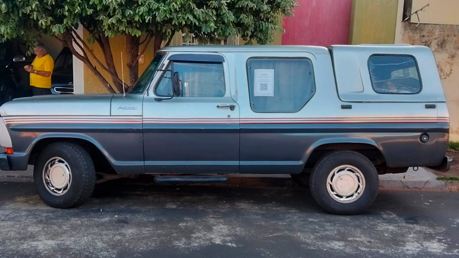 Ford F 1000 1987 a venda - vista lateral | Carro Antigo a Venda
