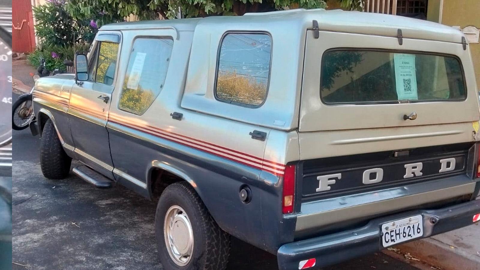 Ford F 1000 1987 a venda - painel e acabamento interno | Carro Antigo a Venda