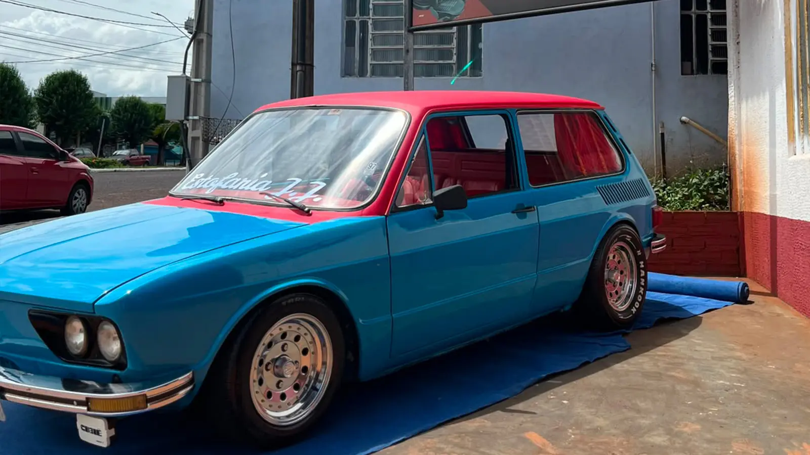 Volkswagen Brasília 1977 a venda - vista lateral | Carro Antigo a Venda