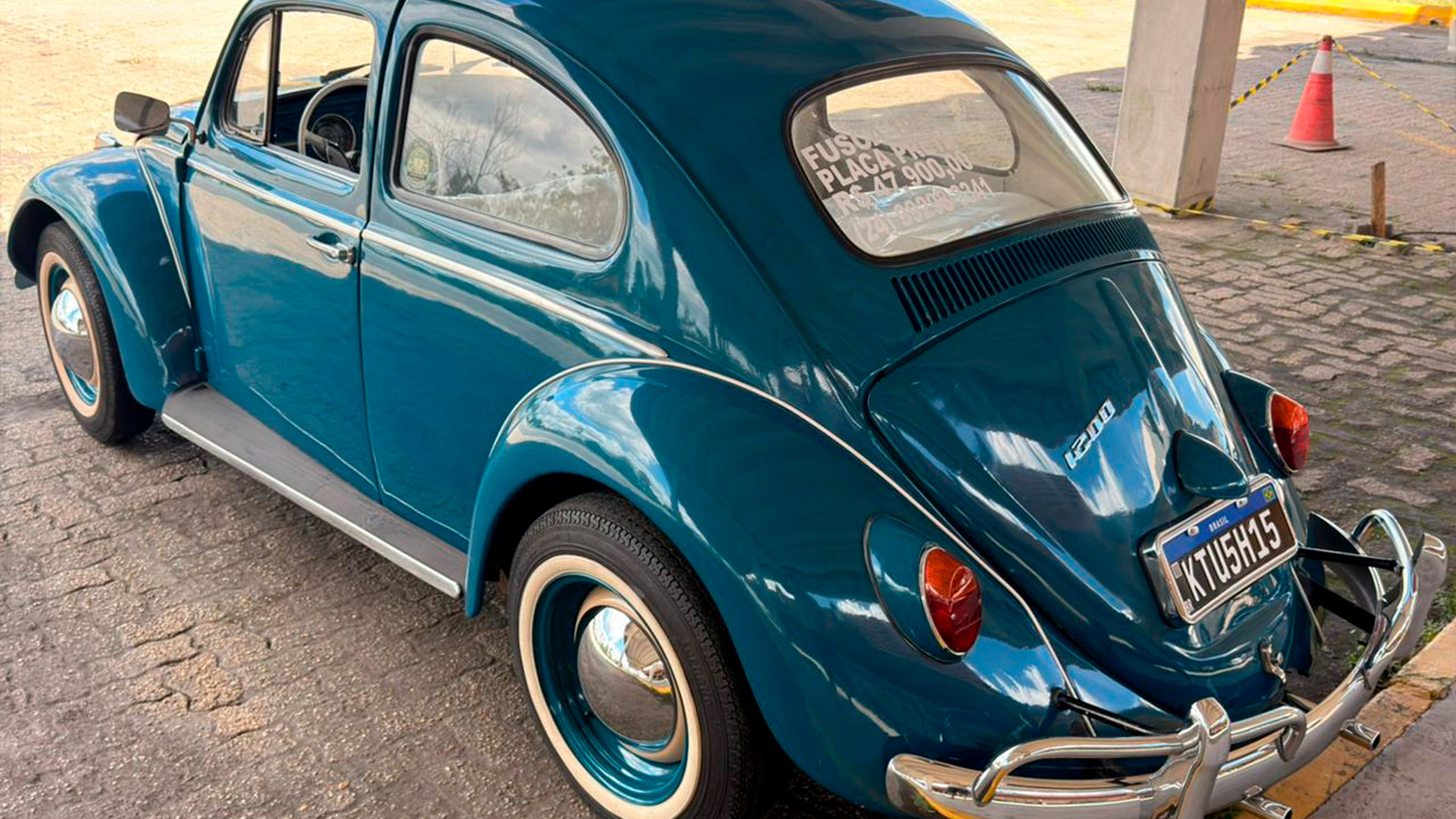VW Fusca 1963 a venda - vista lateral | Carro Antigo a Venda
