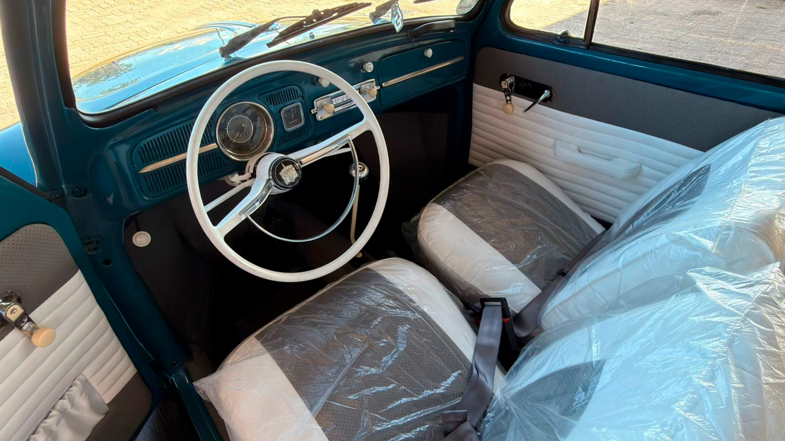 VW Fusca 1963 a venda - detalhe de conservacao | Carro Antigo a Venda